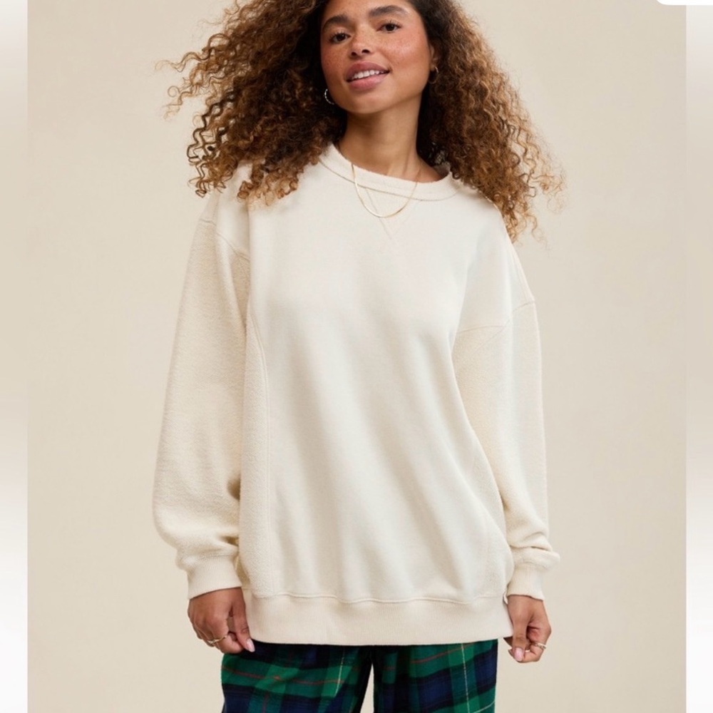 NWT aerie tres chic chenille sweatshirt